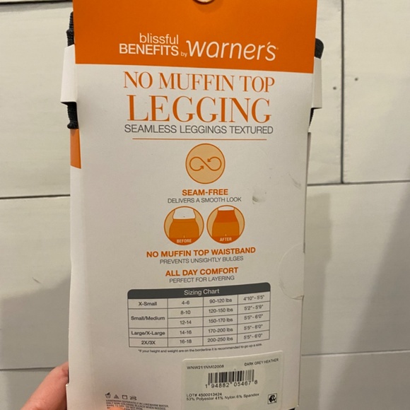 Blissful Benefits by Warners Leggings XS gray - Picture 2 of 2